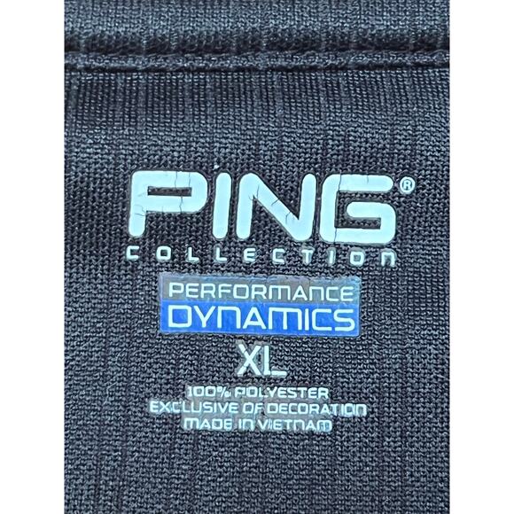 Ping Men's Size XL Black Long Sleeve Ribbed Mock Neck Pullover - Picture 3 of 5